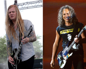 ¿En el primer puesto de qué colocó el guitarrista de [The Sword] a [Kirk Hammett]?