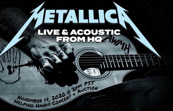 [METALLICA] transmitirá concierto benéfico por streaming