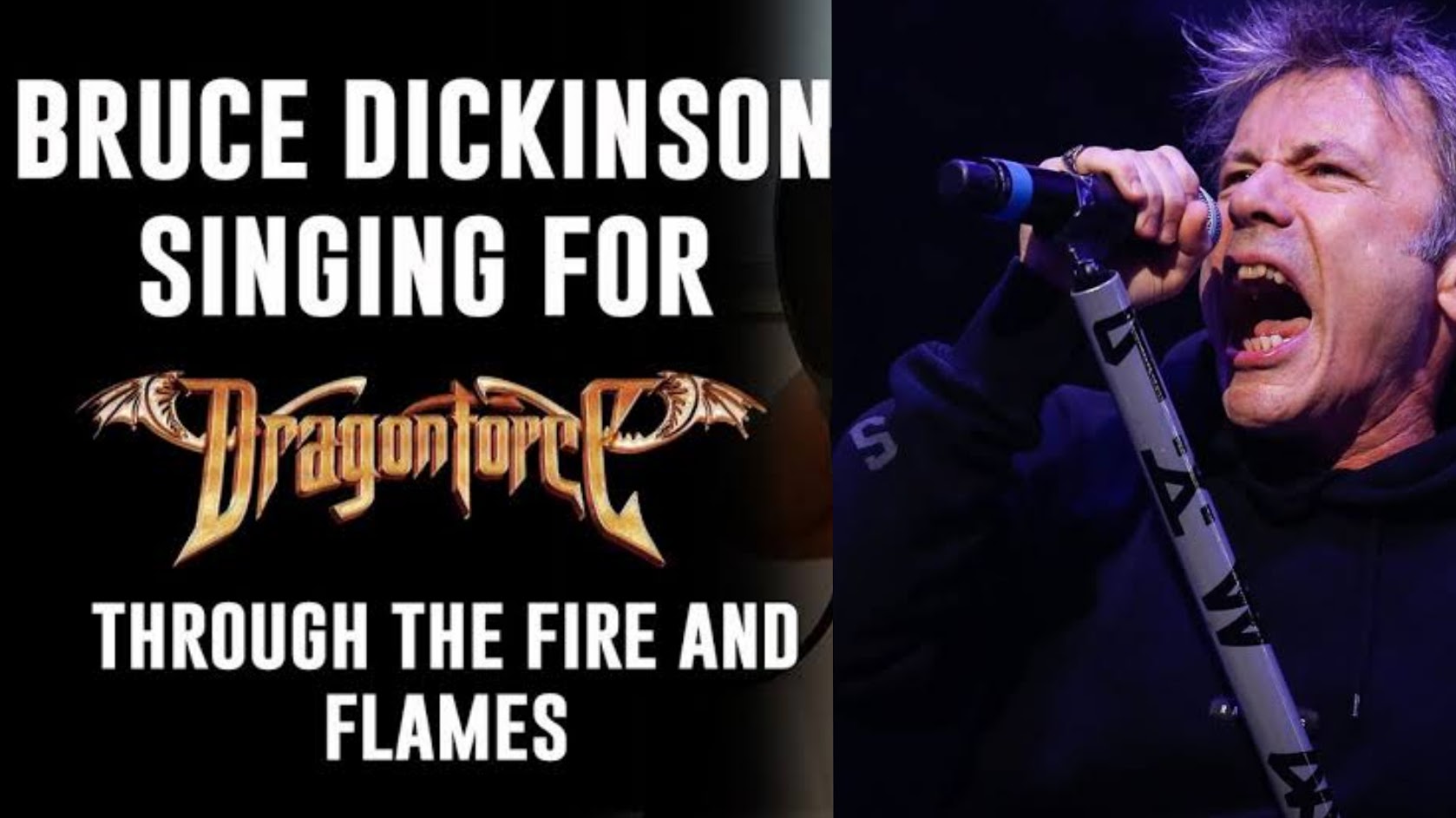 ¿Como seria si, [BRUCE DICKINSON] cantara en [DRAGONFORCE]?