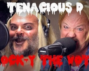 [Tenacious D] impulsa el voto en Estados Unidos al ritmo de ‘Time Warp’