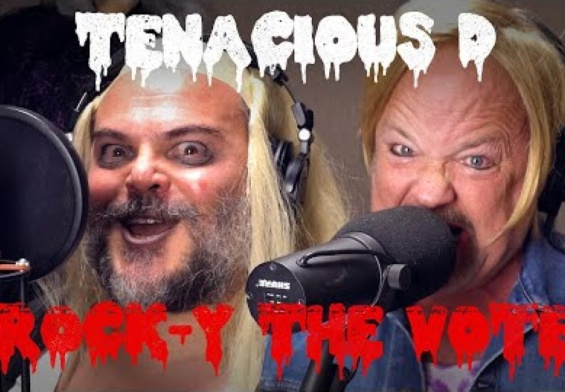 [Tenacious D] impulsa el voto en Estados Unidos al ritmo de ‘Time Warp’