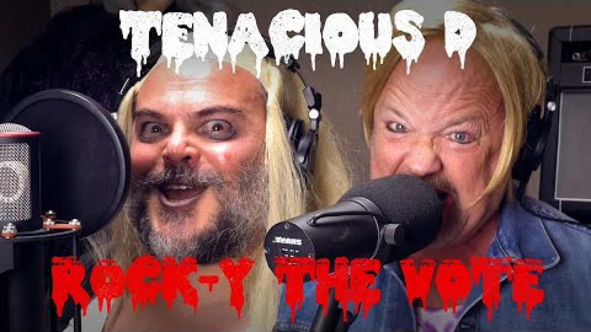 [Tenacious D] impulsa el voto en Estados Unidos al ritmo de ‘Time Warp’