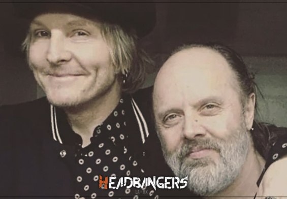 [Lars Ulrich] ‘el padrino’ de [Matt Sorum] en [Guns ‘N’ Roses]