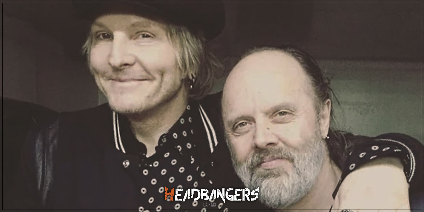 [Lars Ulrich] ‘el padrino’ de [Matt Sorum] en [Guns ‘N’ Roses]