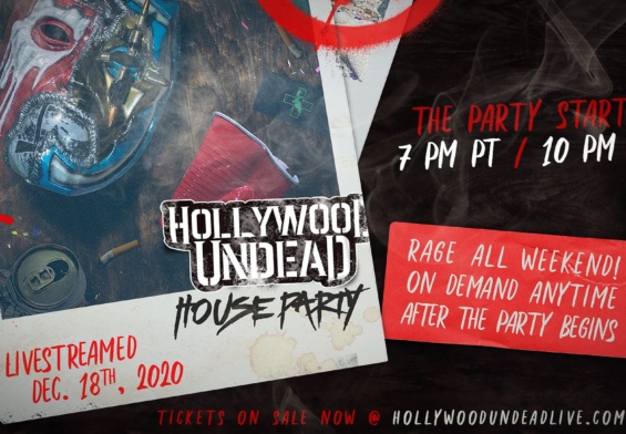 [Hollywood Undead] ‘House Party’ fiesta vía streaming