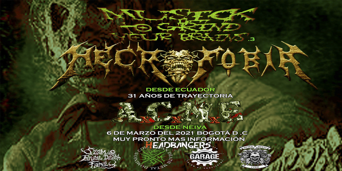 [Necrofobia] Death Metal desde 1991 de Ecuador se prepara para devastar Colombia el 2021