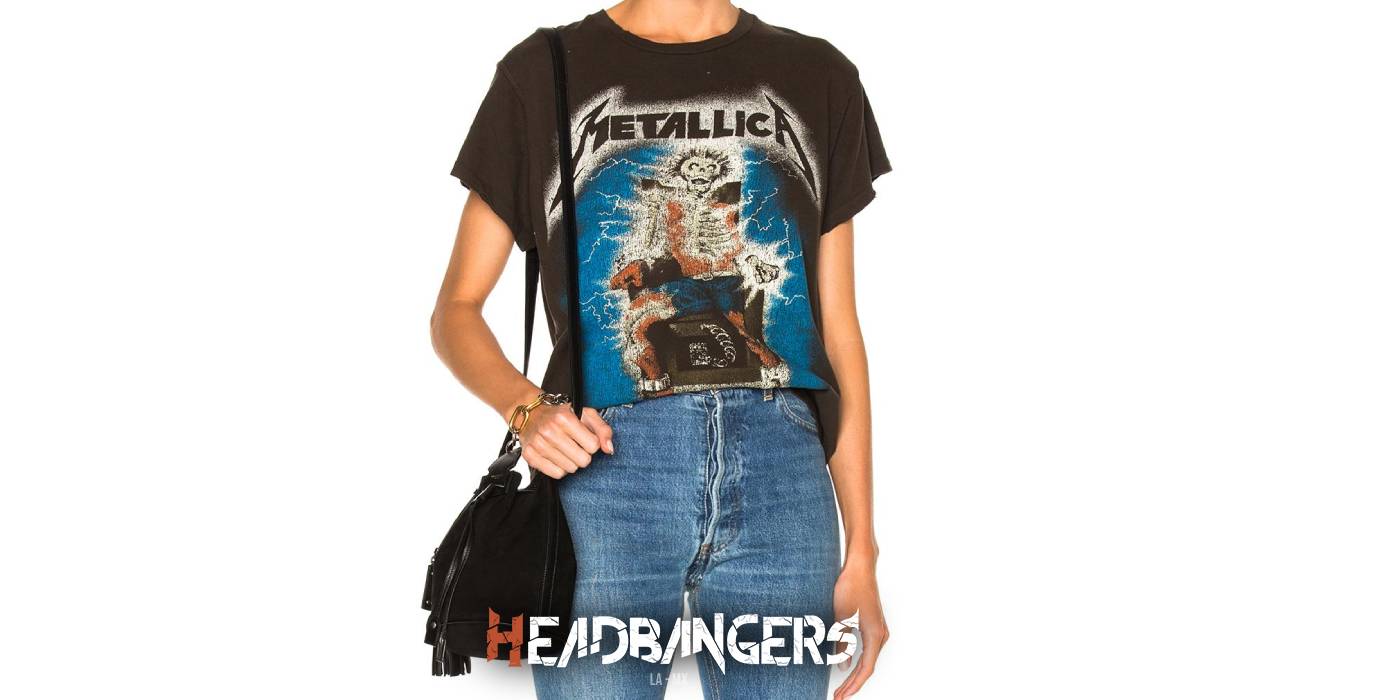 Critican a Tiktoker por usar playera de [Metallica] en sus videos