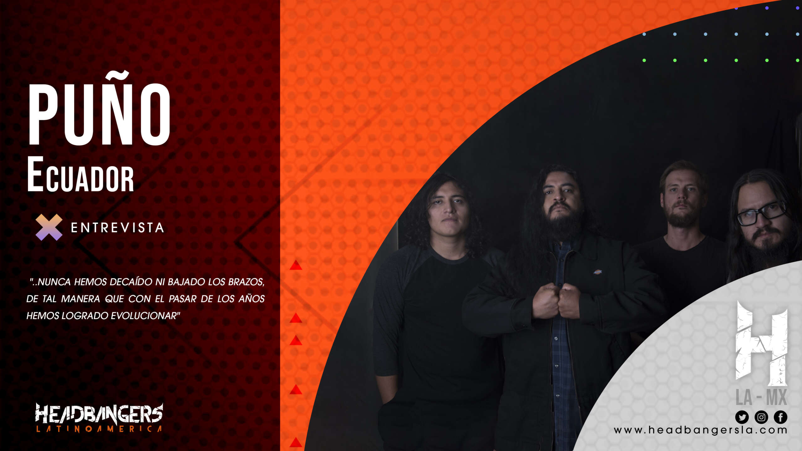 [ENTREVISTA] PUÑO (ECU): ¡Publican nuevo single y se vienen con todo!