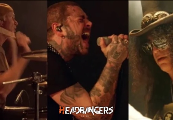 [Post Malone], [Slash] y [Chad Smith] se unen en un tributo a dos grandes bandas