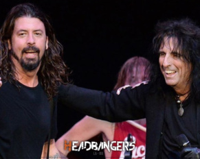 ¿Te lo imaginas? [Alice Cooper] cantando en [Foo Fighters]…