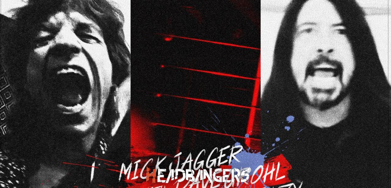 ¡Poderosa unión! [Mick Jagger] junto a [Dave Grohl] en una nueva canción