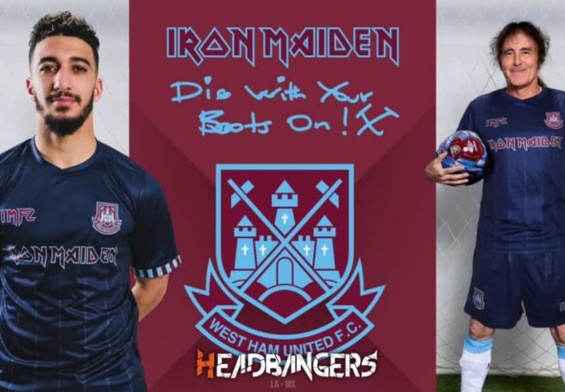 ¡Up The Irons! [Iron Maiden] y el West Ham United lanzan nueva camiseta