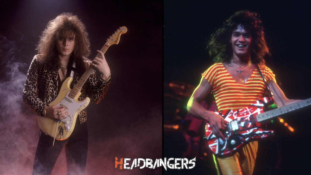 [Yngwie Malmsteen] comentó: ‘En cualquier arte, habrá tendencias’ al ser comparado con [Eddie Van Halen].