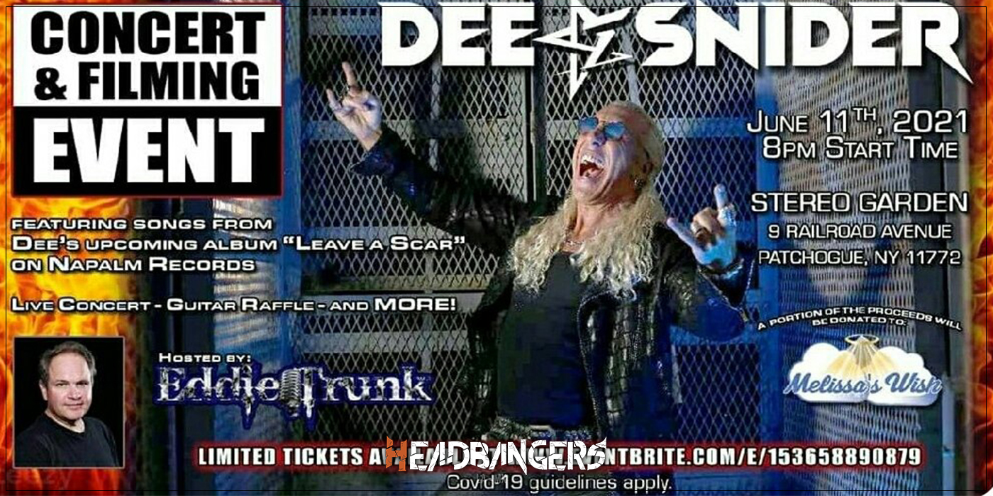 ¡Show en vivo de [Dee Snider]!