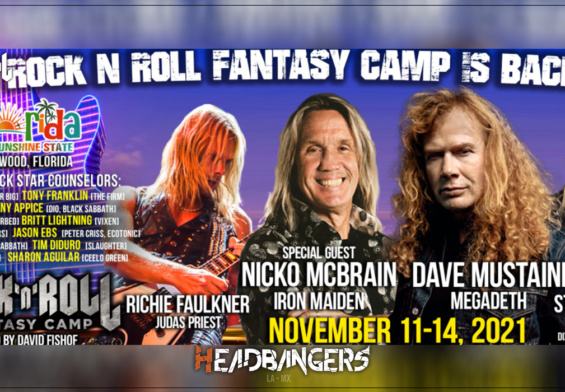 ¡Grandes anuncios para el ‘Rock ‘N’ Roll Fantasy Camp’!