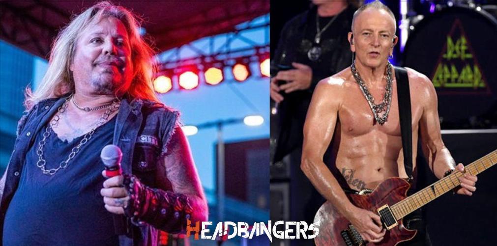 [Phil Collen] de [Def Leppard] le avisa a [Vince Neil] de [Mötley Crüe]: ‘Te queda un año…’