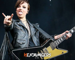 [Lzzy Hale] de [Halestorm] es la primera mujer embajadora de un mounstro de las guitarras