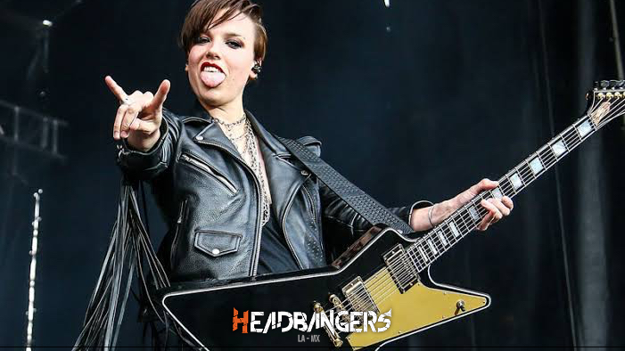 [Lzzy Hale] de [Halestorm] es la primera mujer embajadora de un mounstro de las guitarras