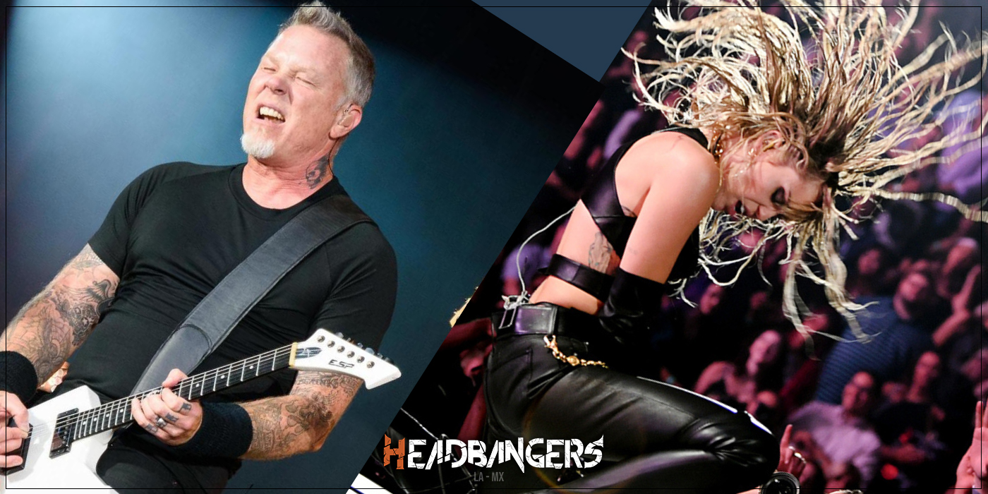 ¡[Metallica] y [Miley Cyrus] juntos!