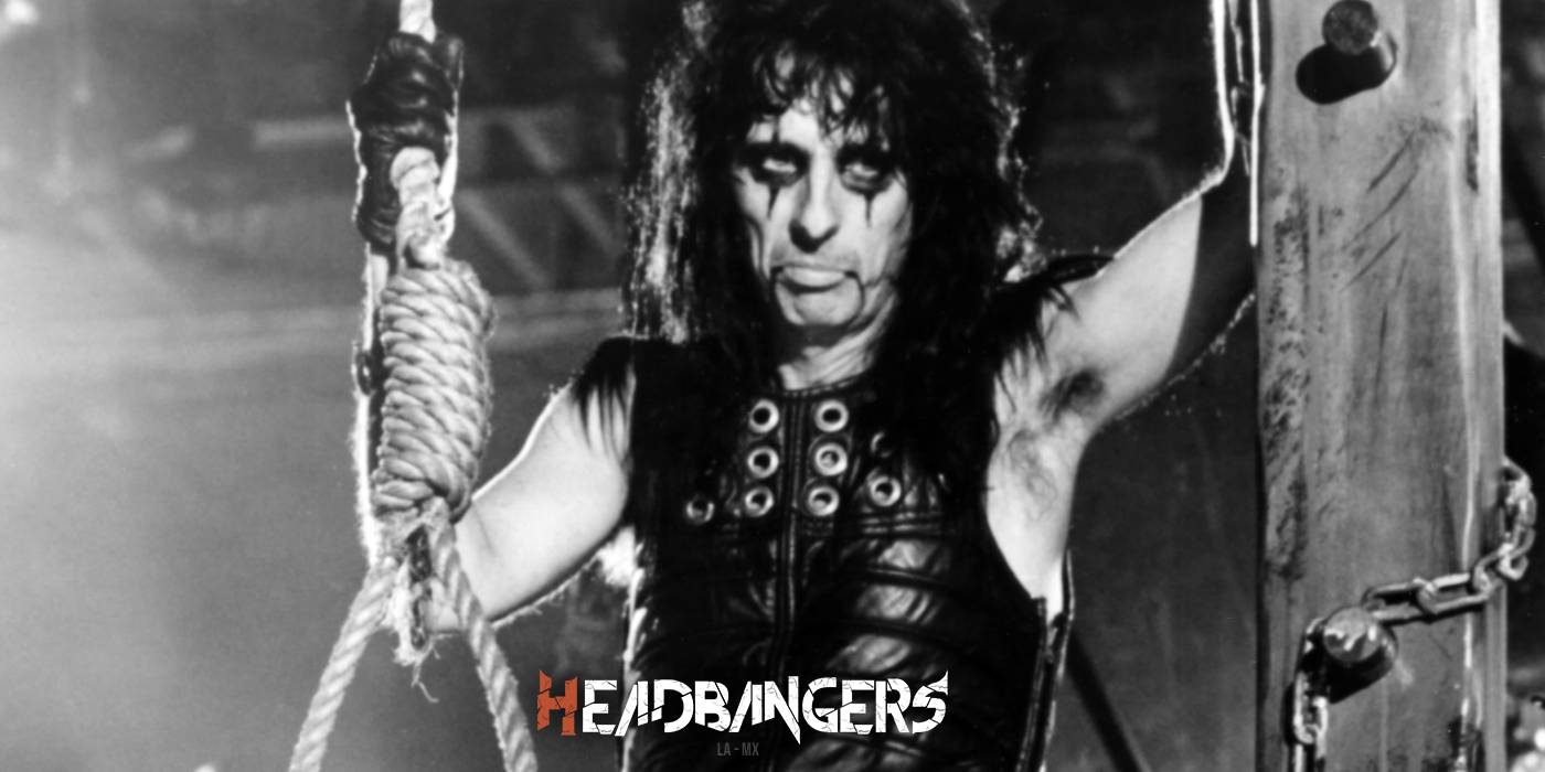 ¡Accidente en el escenario de [Alice Cooper] por un bastón volador!