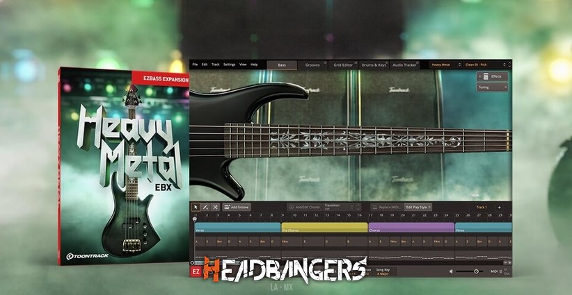 ¡Atención bajistas! [Toontrack] lanza Heavy Metal EBX para [EZbass]