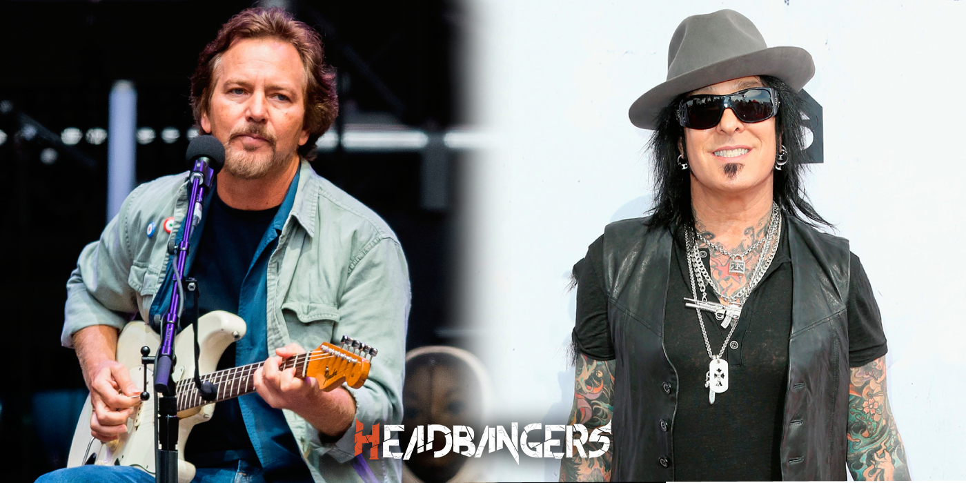 En pleno concierto [Eddie Vedder] de [Pearl Jam] ataca a [Nikki Sixx] y [Motley Crue]