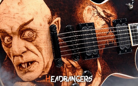 ¡Edición limitada! Nosferatu inmortalizado en las guitarras ESP.