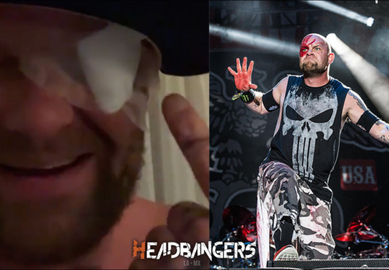 Vocalista de [Five Finger Death Punch] herido en el escenario