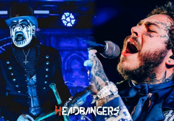 [Post Malone] conoció a [King Diamond] en concierto de [Slayer]