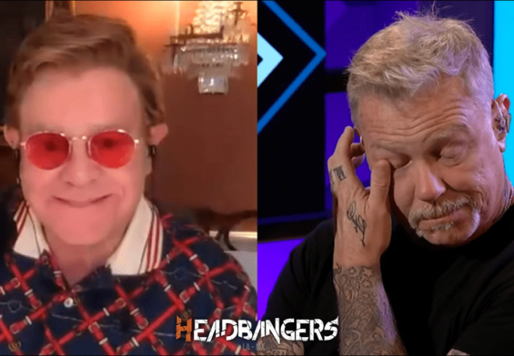 ¡Elton John hace llorar a James Hetfield!