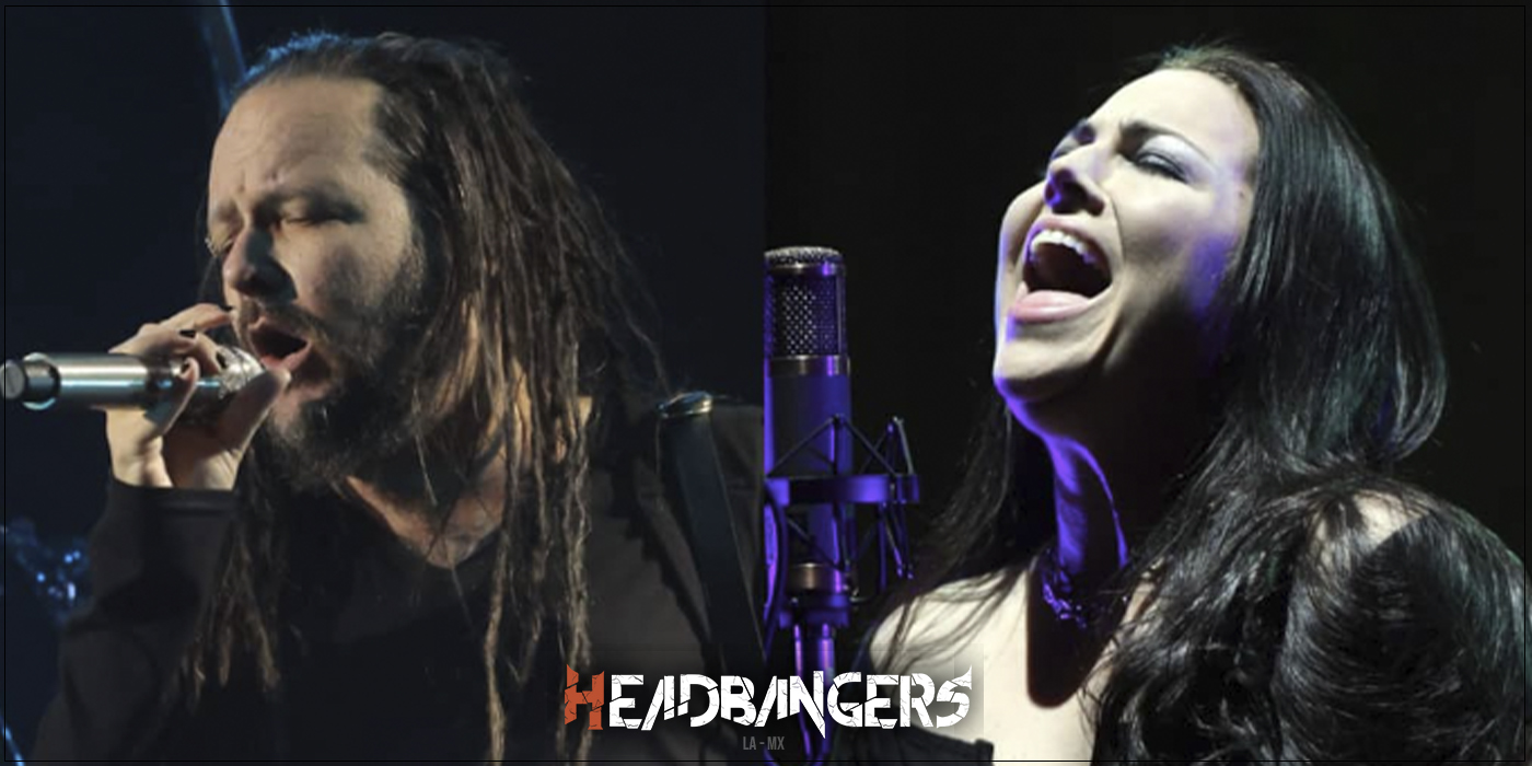 Jonathan Davis y Amy Lee interpretan gran clásico de Korn