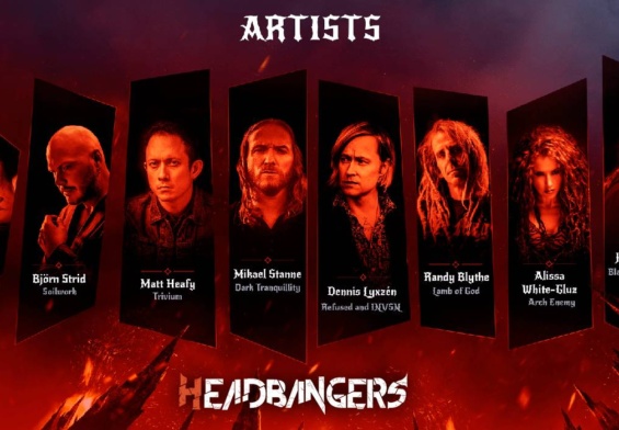 Cartel de lujo para el concierto de Metal: Hellsinger organizado por Gamescon