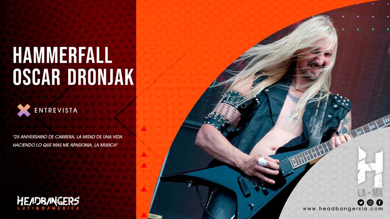 [Entrevista]: Oscar Dronjak, HammerFall: “Hacemos la música que nos gusta”