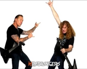 A [Mustaine] se le fue la mano con [Hetfield]. Hoy se arrepiente