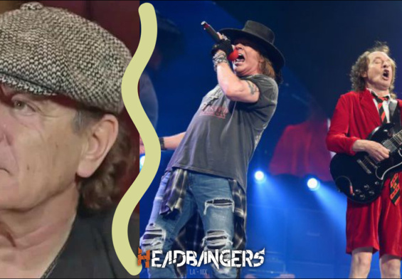 Brian Johnson sobre Axl Rose en AC/DC: ‘No pude mirarlo’