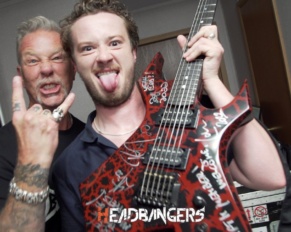 James Hetfield se disfrazó de Eddie Munson.