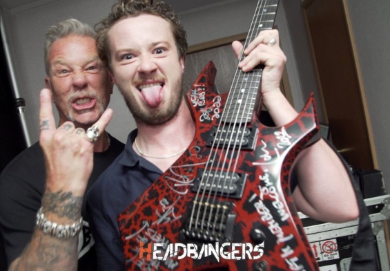 James Hetfield se disfrazó de Eddie Munson.