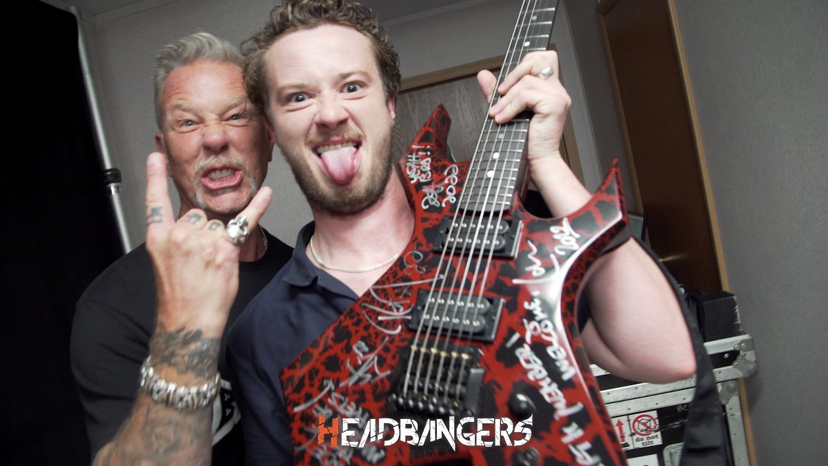 James Hetfield se disfrazó de Eddie Munson.