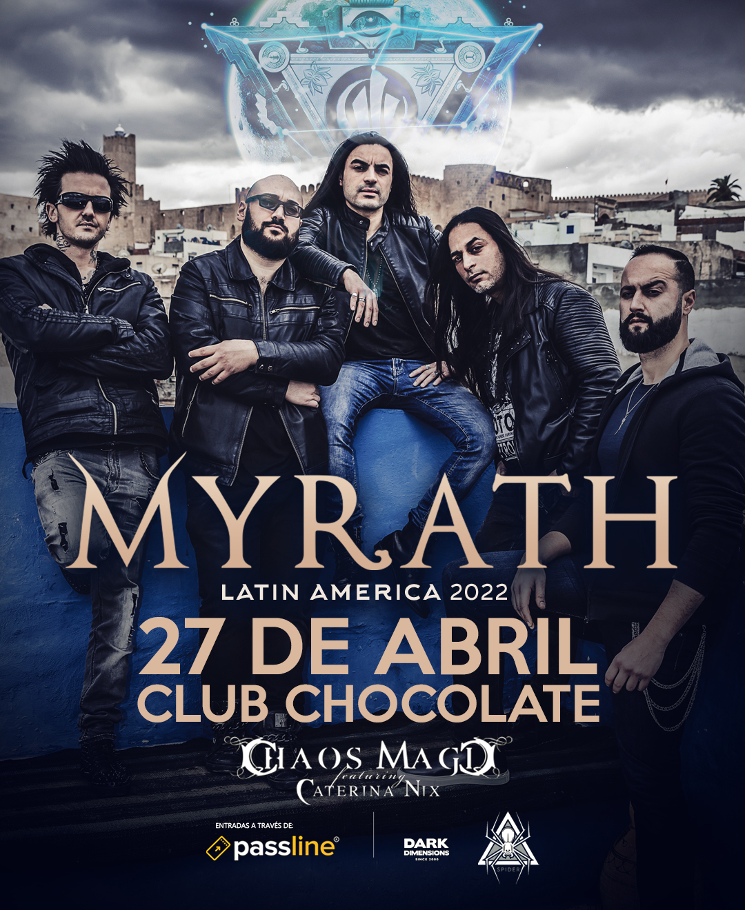 Myrath reagenda fecha y cambia lugar de su debut en Chile