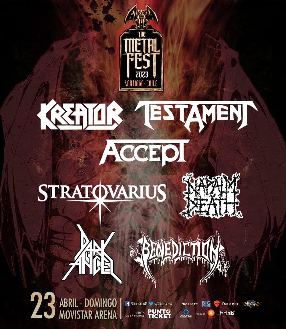 Dark Angel y Napalm Death cierran el cartel internacional de The Metal Fest!!!