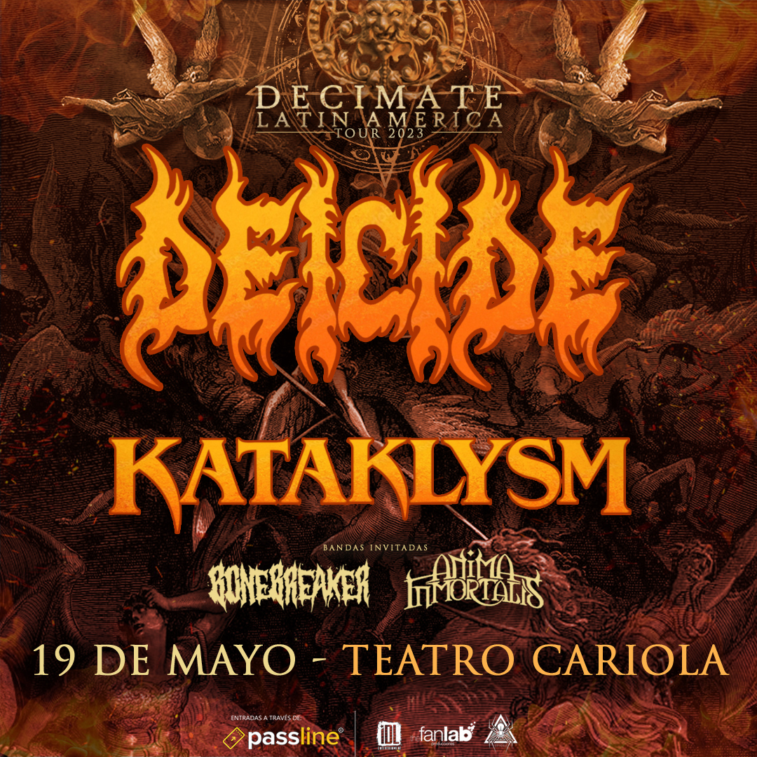 Conciertos: Deicide y Kataklysm juntos en Chile