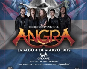 Conciertos: ¡Angra anuncia su llegada a Argentina este 2023!