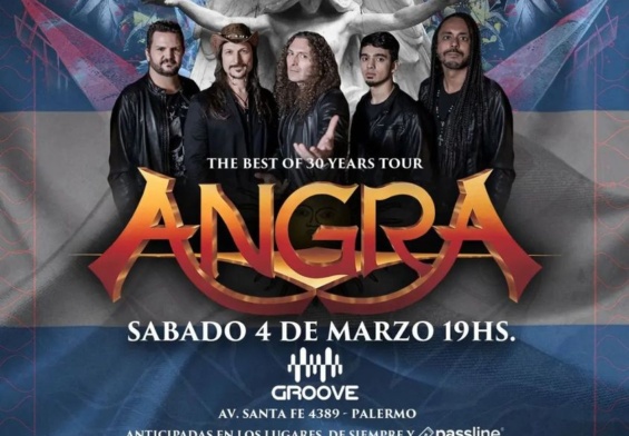 Conciertos: ¡Angra anuncia su llegada a Argentina este 2023!