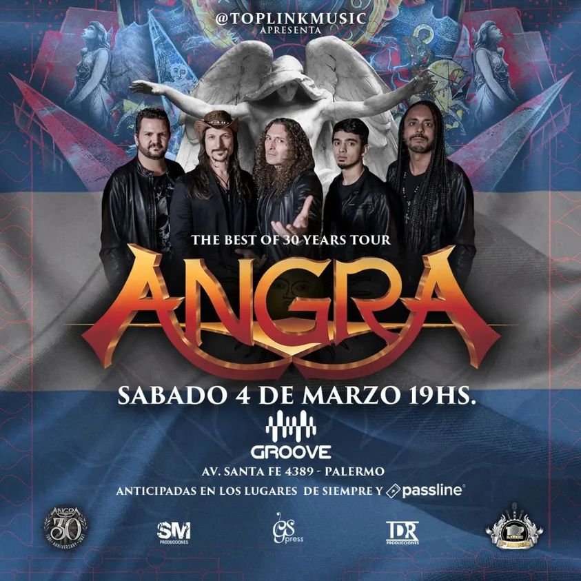 Conciertos: ¡Angra anuncia su llegada a Argentina este 2023!