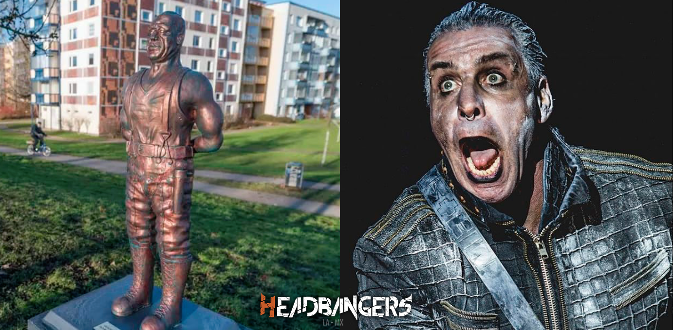 Roban estatua de Till Lindemann de Rammstein