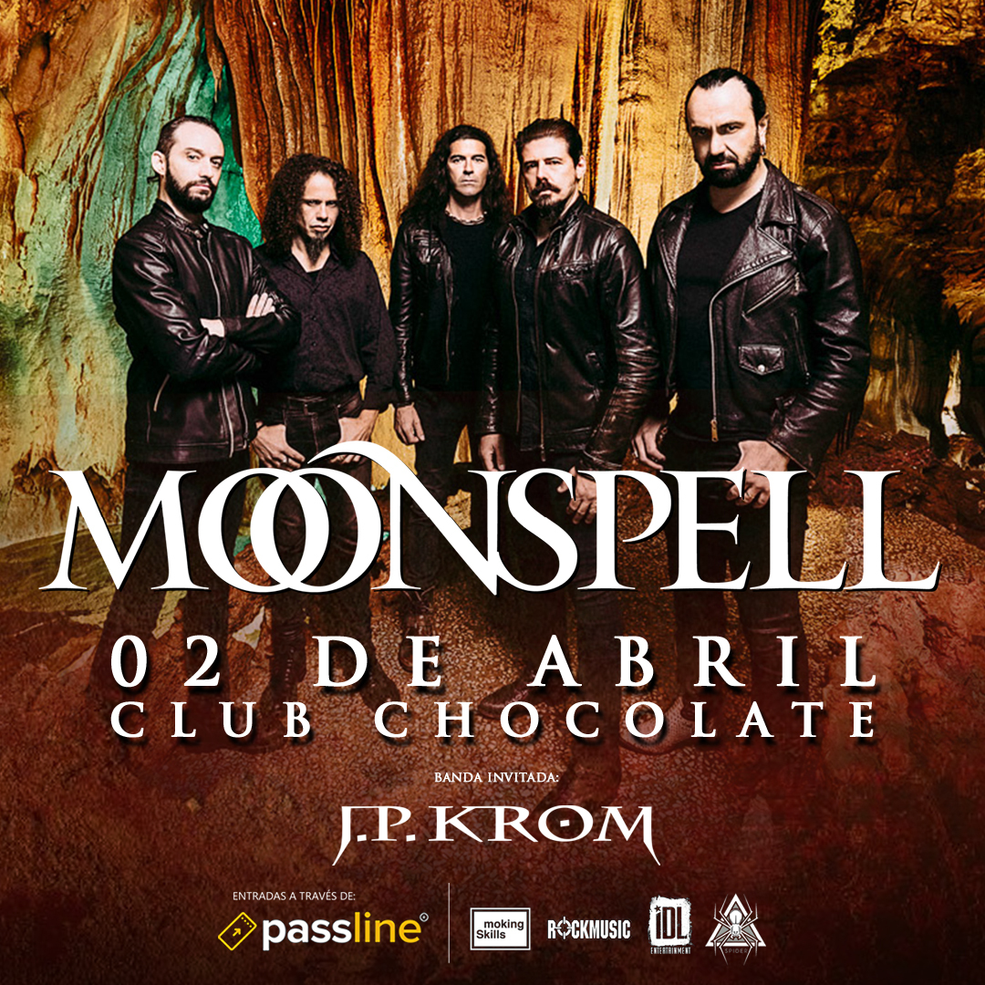 Conciertos: Moonspell regresa a Chile para celebrar sus 30 años de música!!!