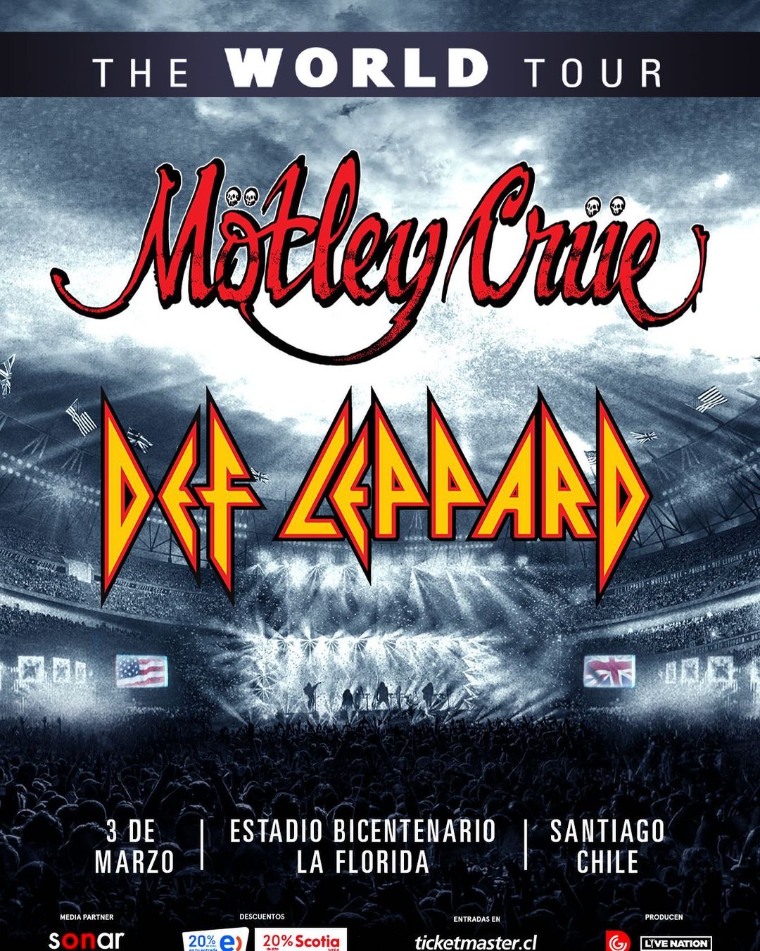 La banda que abrirá show de Mötley Crüe y Def Leppard en Chile!!!