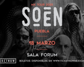 [Conciertos]: Puebla recibirá a [Soen] por primera vez en su gira por México