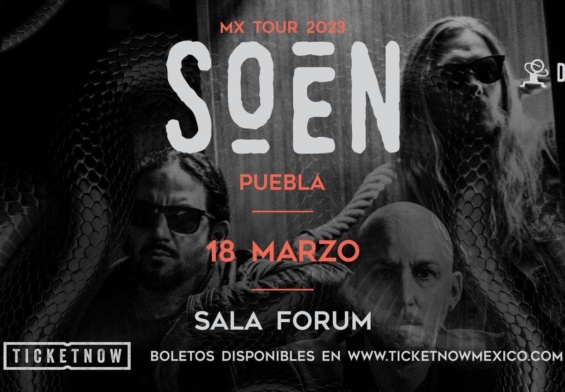 [Conciertos]: Puebla recibirá a [Soen] por primera vez en su gira por México