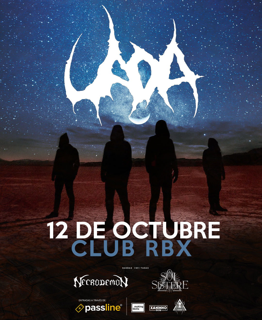 Conciertos: UADA vuelve a Chile!!!